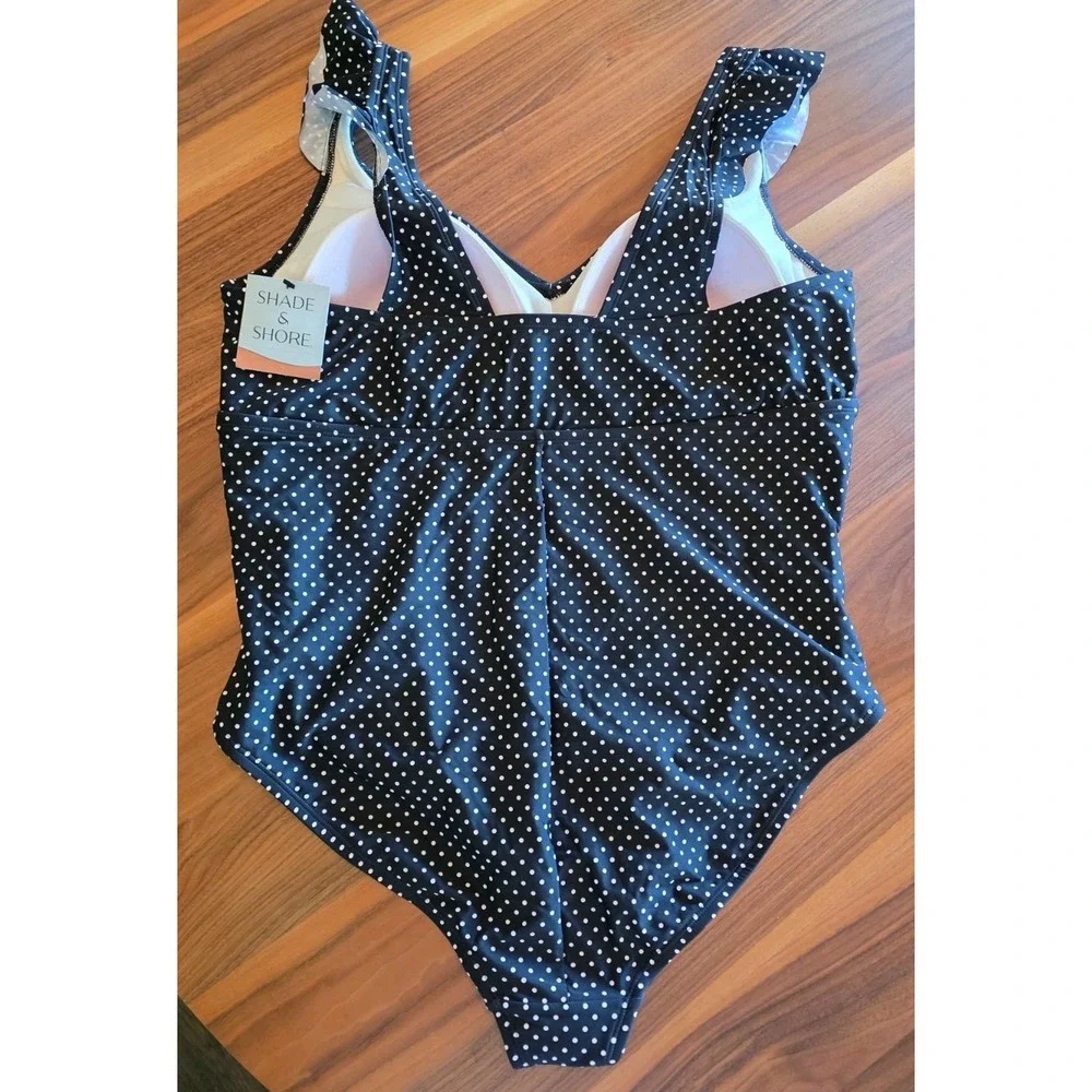 Women's Size 22W Flounce Tummy Control Full Coverage One Piece Swimsuit (253)